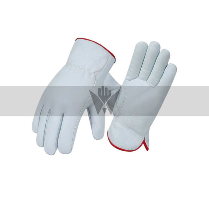 Goat Leather Driver Gloves with Keystone Thumb & Fleece Lining – Warm, Durable & Comfortable