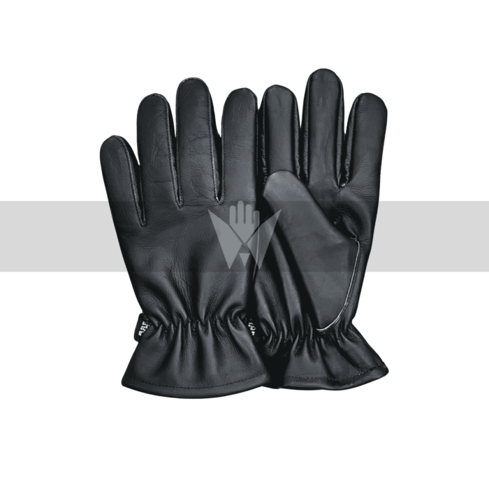 Black Goat Leather Driver Gloves with Kevlar Lining – Cut-Resistant, Durable & Comfortable