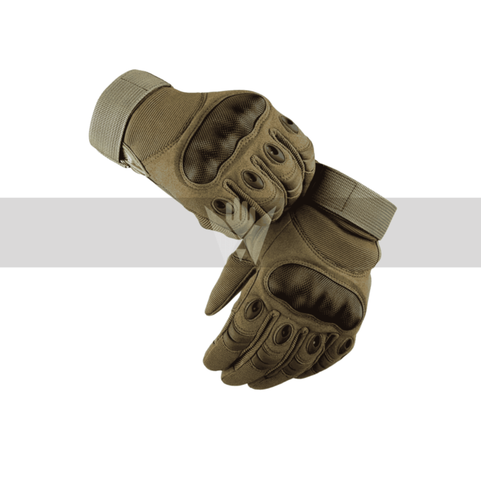 Men’s Motorcycle Gloves – Super Fiber Reinforced Leather, Breathable, Anti-Knock Protection, Adjustable Fit