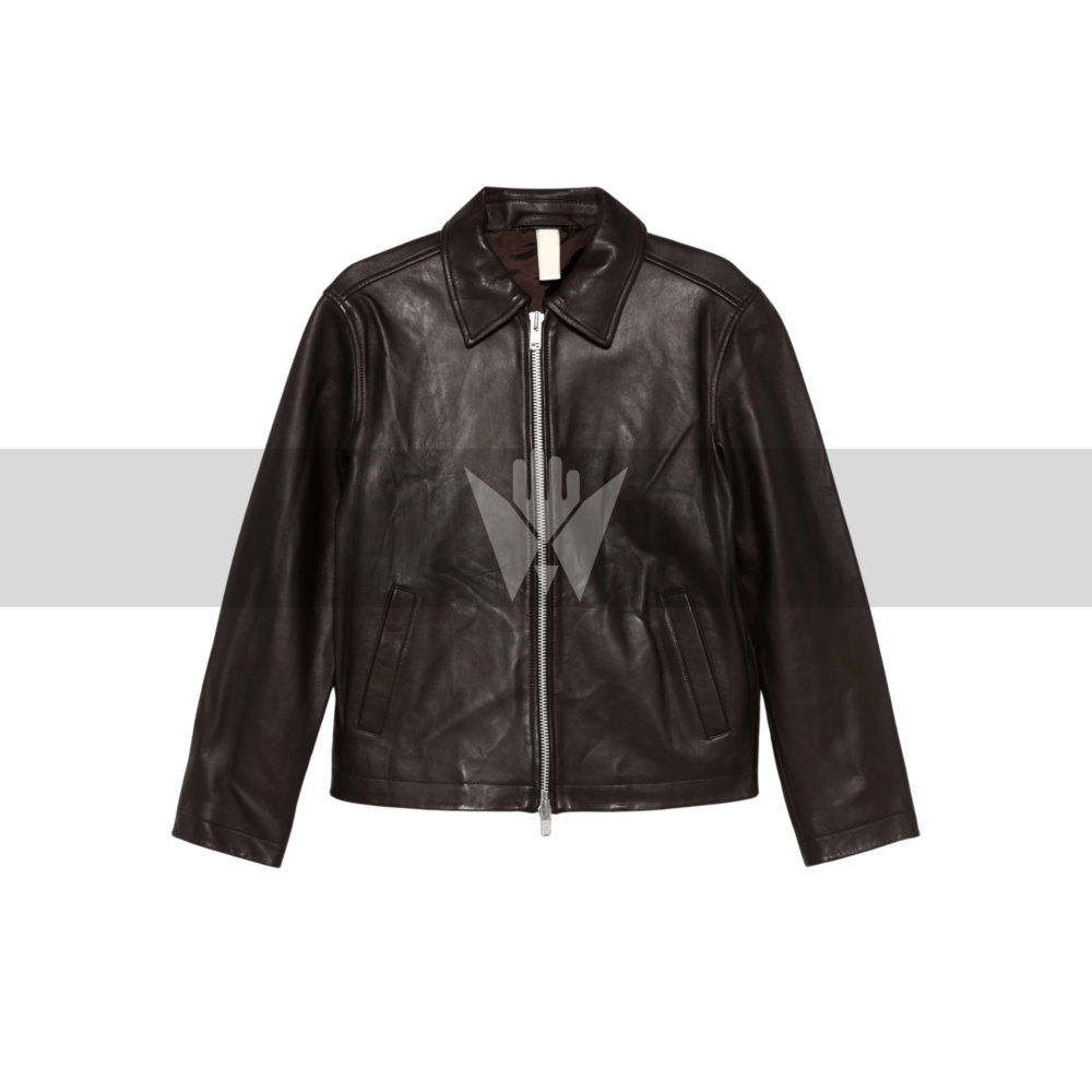Sunflower Lamb Skin Leather Jacket – Premium 100% Lamb Skin with Polyester Lining